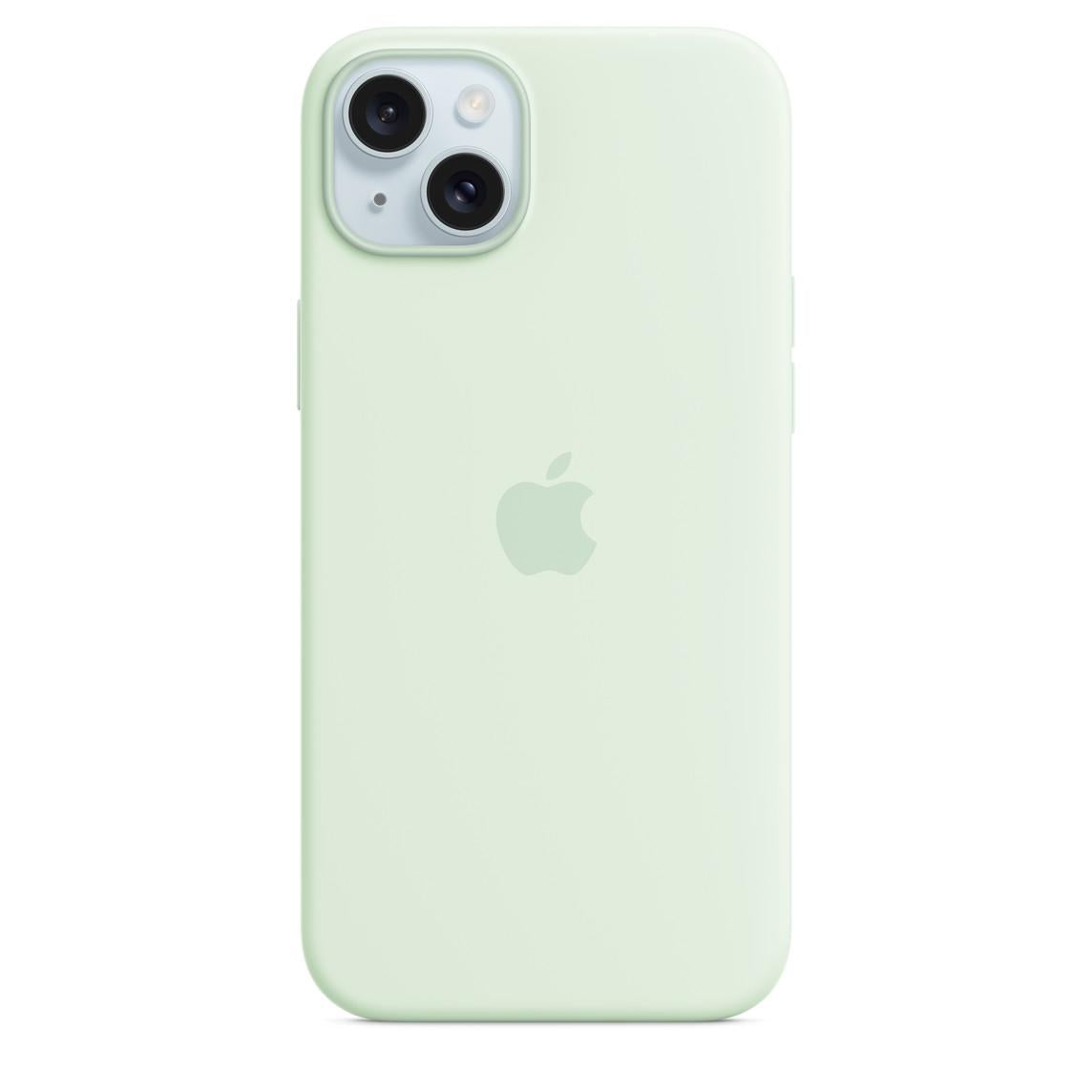 Iphone 15 Plus Silicone Case Magsafe - Soft Mint