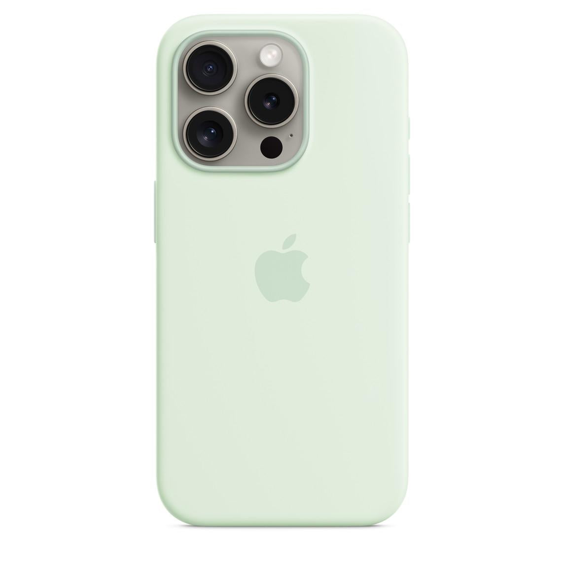 MWNL3ZM/A /Apple iPhone 15 Pro Silicone Case , MagSafe - Soft Mint cover / SOFT MINT