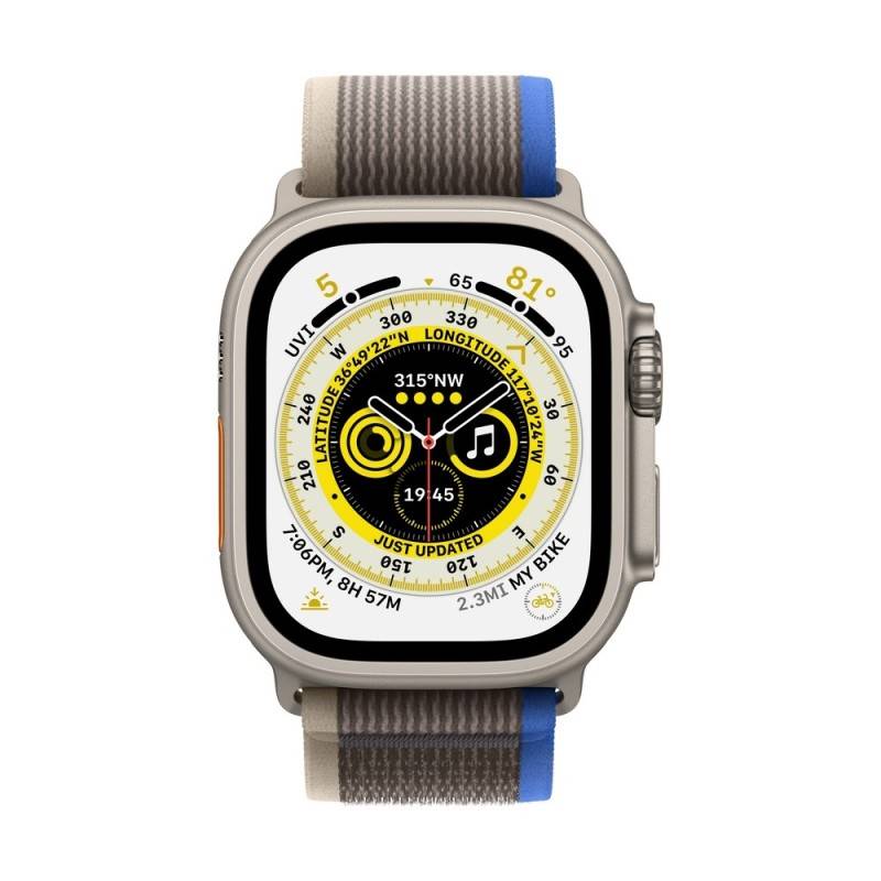 MQEJ3ZM/A/Apple 49mm Blue/Gray Trail Loop - S/M