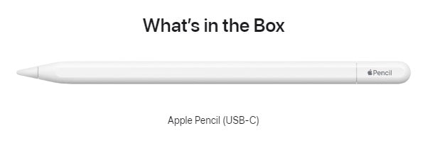 Apple Pencil (USB-C) Apple Pencil (USB-C)