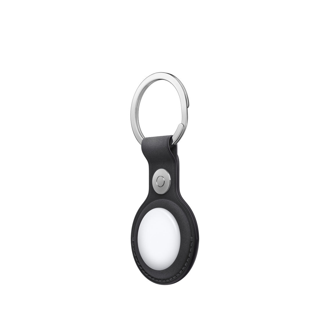 Apple Air Tag Fine Woven Key Ring, Black