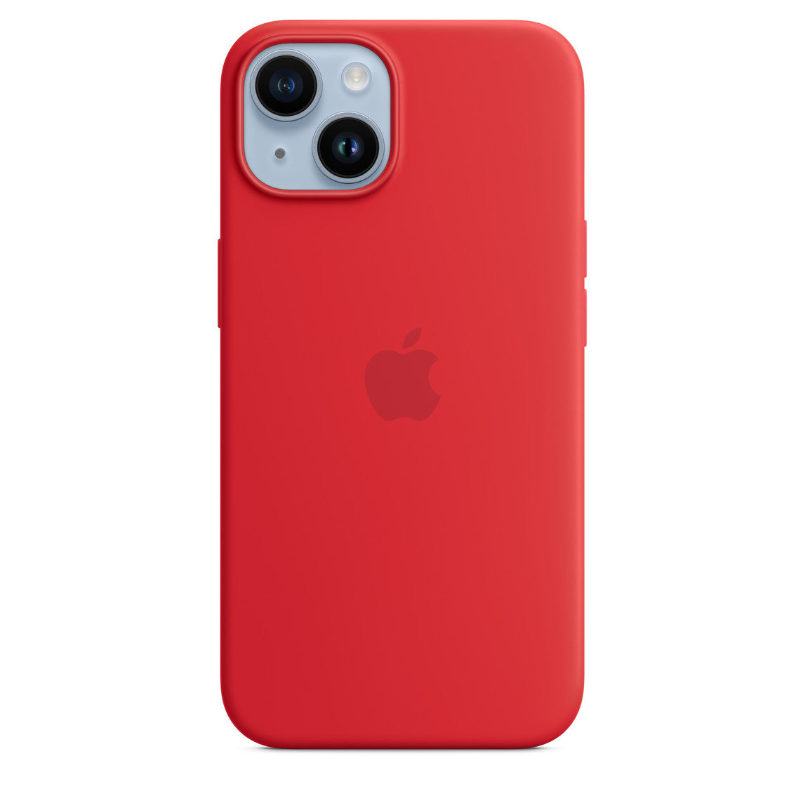 Apple iPhone 14 Silicone Case with Mag Safe, Product Red