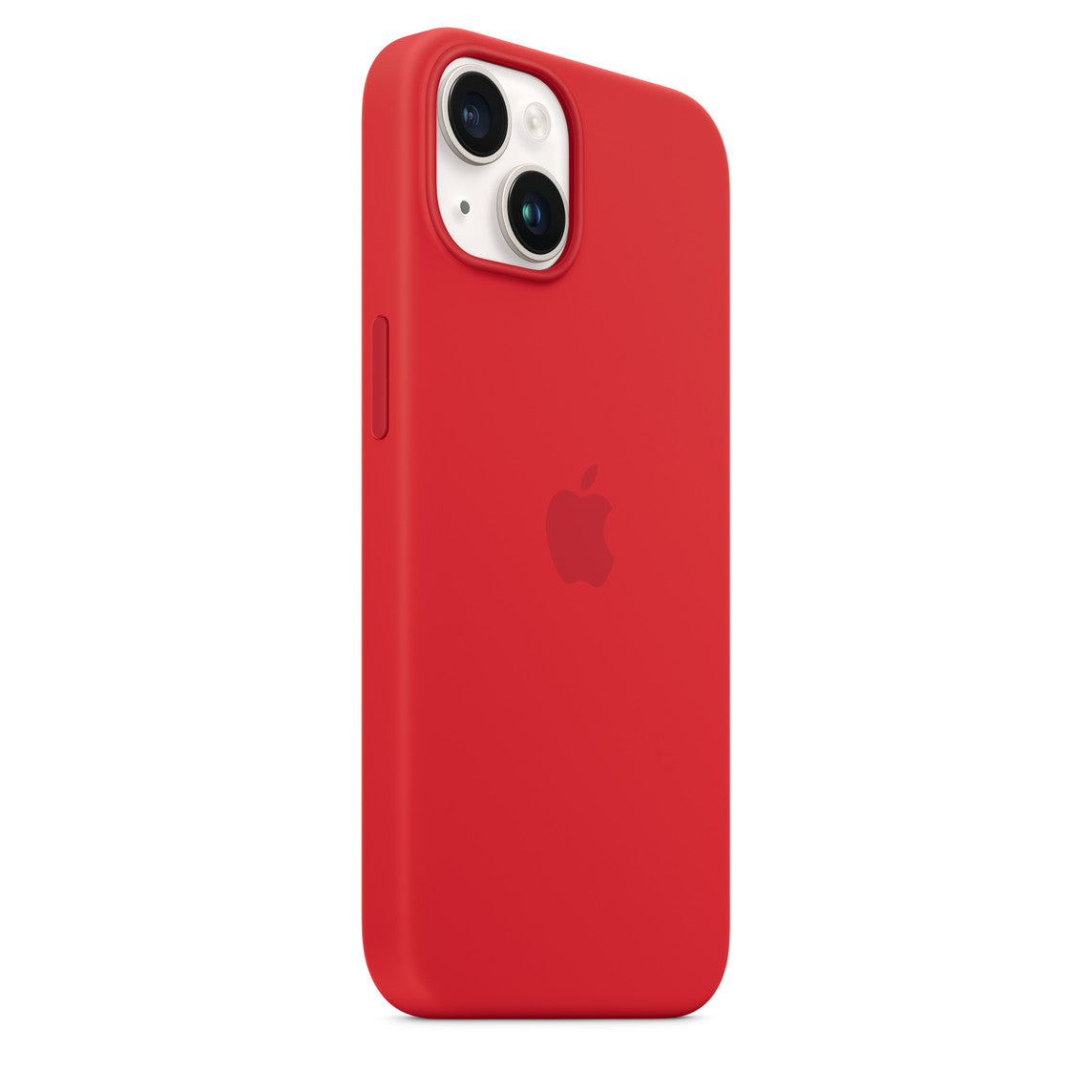 Apple iPhone 14 Silicone Case with Mag Safe, Product Red