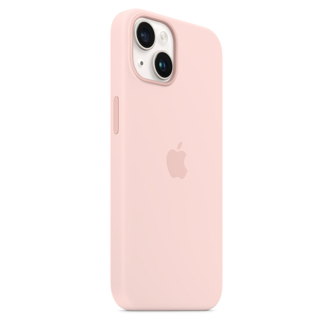 Apple iPhone 14 Silicone Case with Mag Safe - Chalk Pink