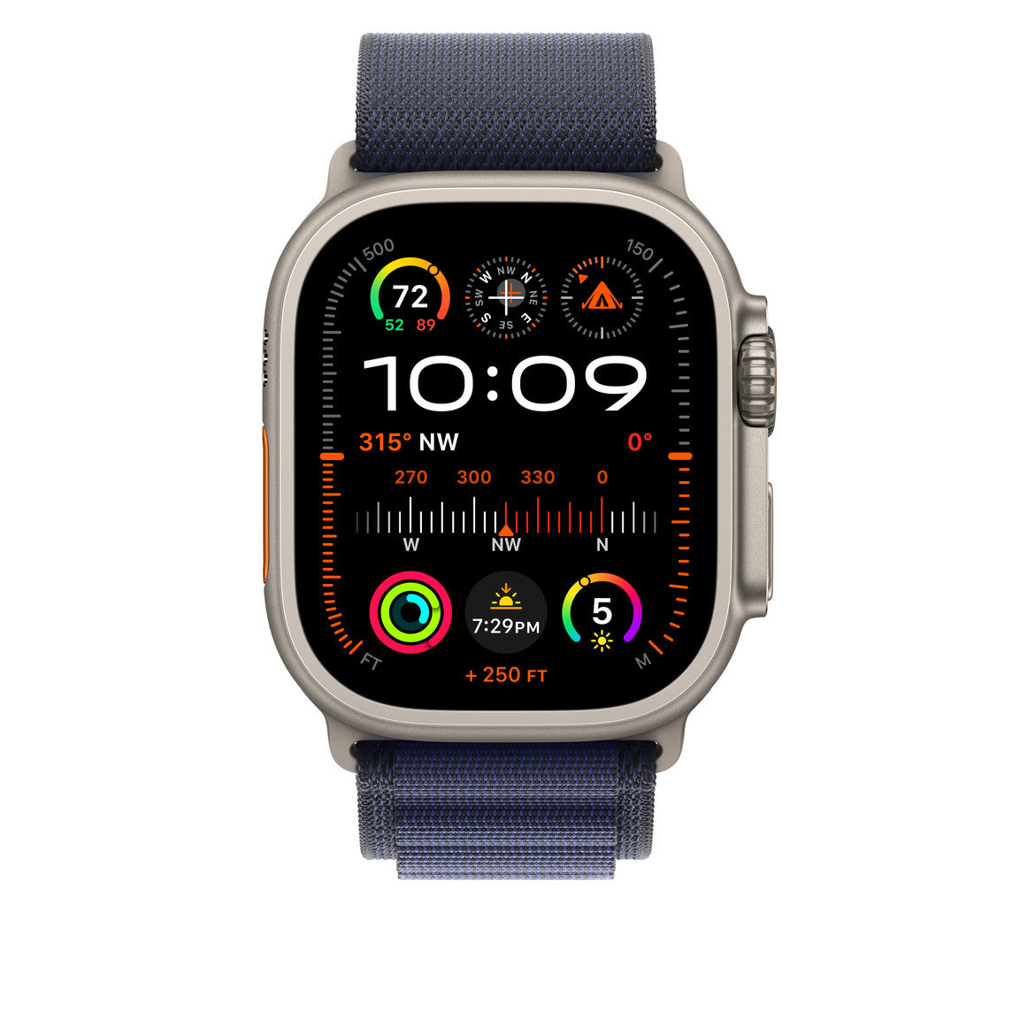 Apple Band 49Mm Navy Alpine Loop, Medium