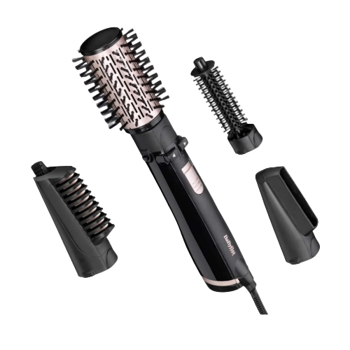 BaByliss Rotating Air Brush, 1000Watts, Black