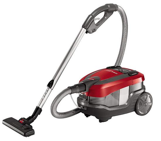 Bissell Canister Vacuum Hydro Clean Compact, 1600Watts, Red