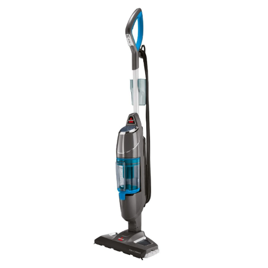 Bissell Upright Vacuum & Steam Vacuum Cleaner, 1600Watts, Grey