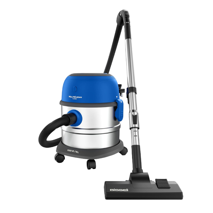 Bissell Drum Vacuum, Wet & Dry, 1.5Lit, 1000Watts, Silver Bissell Drum Vacuum, Wet & Dry, 1.5Lit, 1000Watts, Silver