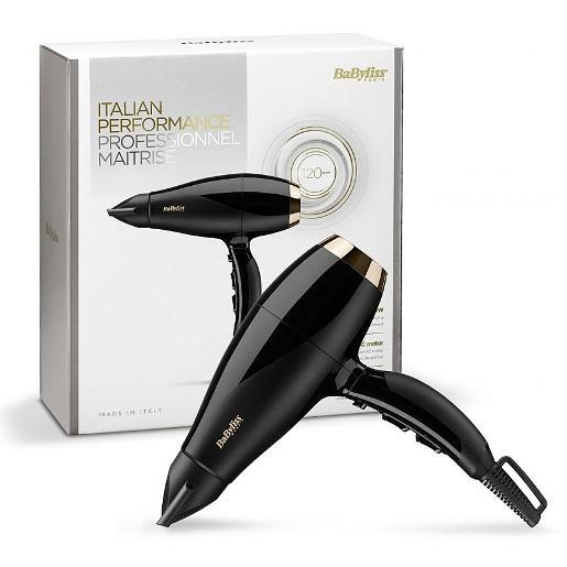 BaByliss/6714E AC DRYER 2300W IONIC FRIZZ CONTROL BLACK HAIR DRYER / 2300 WATTS