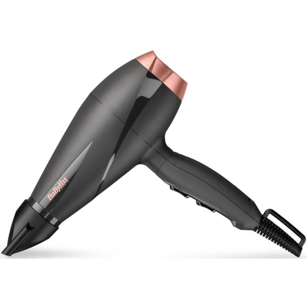 "BaByliss/6709DE AC DRYER 2100W 6MM NOZZLE DIF IONIC GREY HAIR DRYER / 2100 WATTS / GREY