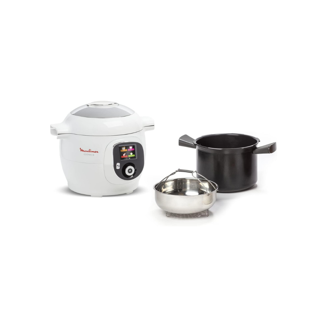 Moulinex Multi Cooker, 6Lit, White Moulinex Multi Cooker, 6Lit, White