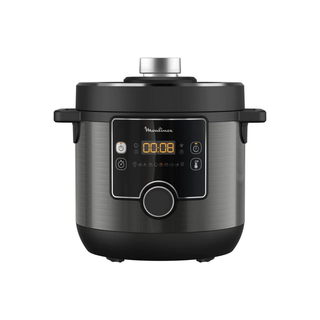 Moulinex Pressure Cooker, 7.6Lit, 1200Watts, Black