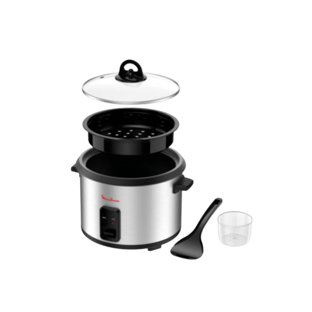 Moulinex Rice Cooker, 1.8Lit, 700Watts, Silver Moulinex Rice Cooker, 1.8Lit, 700Watts, Silver