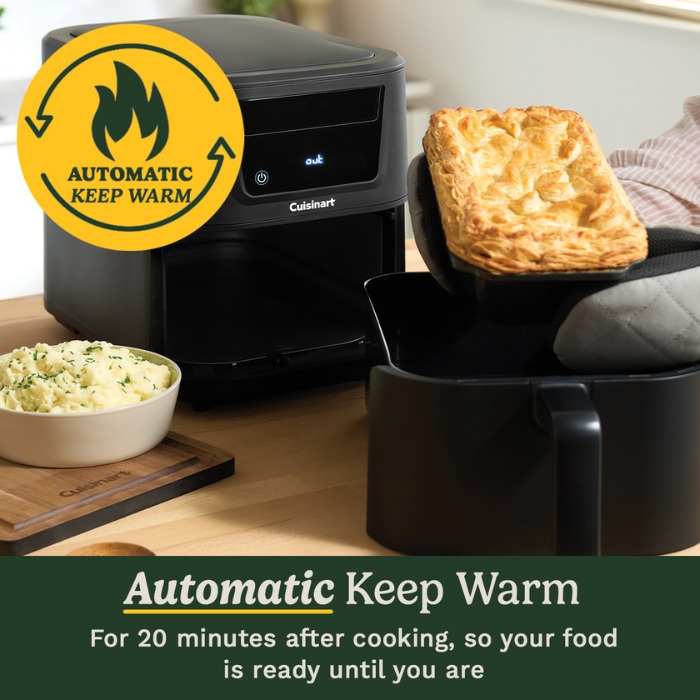 Cuisinart Air Fryers Compact Max, 7.6Lit, 2000Watts, Black