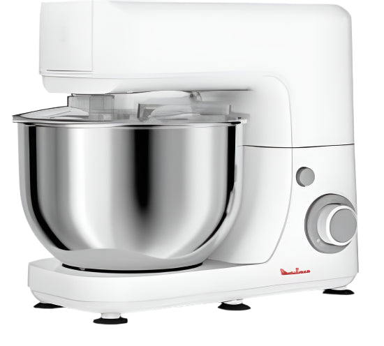Moulinex MasterChef Essential Kitchen Machine, 4.8Lit, 800Watts, White