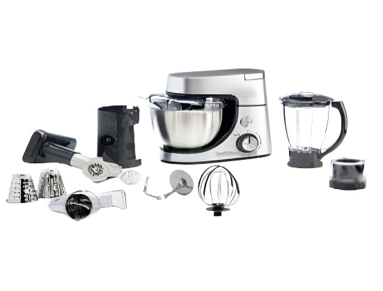 Moulinex Master Chef Gourmet Kitchen Machine, 1100Watts, 4.6Lit, Stainless Steel