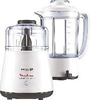 DPA241 / MOULINEX MOULINETTE CHOOPER 0.3L & BLENDER  1.5L  1000W 1000 Watt / 300ML / WHITE