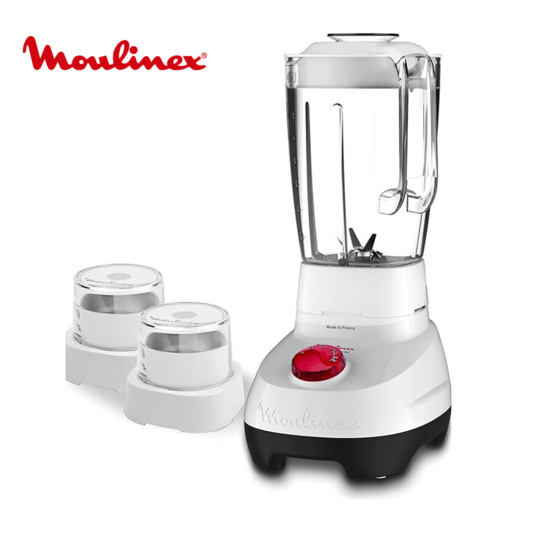 Moulinex Blender Genuine, 2Grinder, 1.7Lit, 7000Watts, White