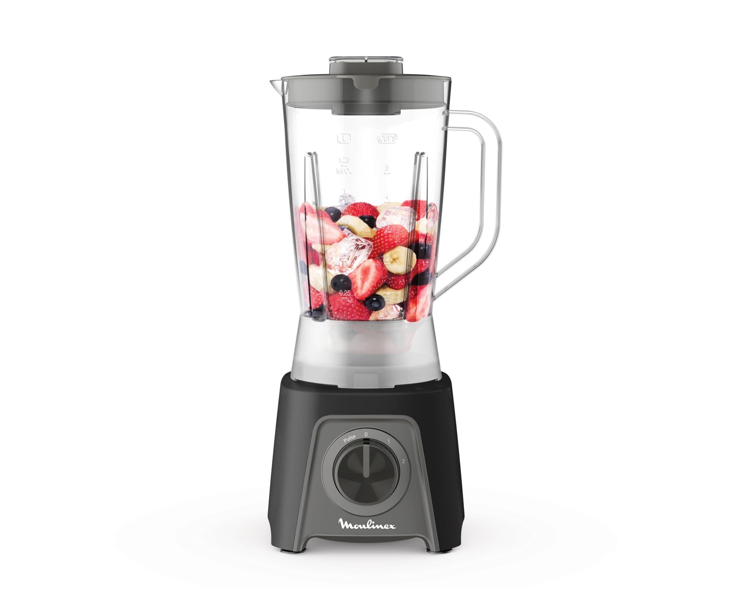 Moulinex Blender, 1.5Lit, 450Watts, Black