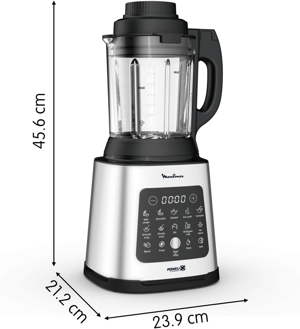 MOULINEX BLENDER 10 AUTOMATIC PROGRAMS 2.0L 1400W MOULINEX BLENDER 10 AUTOMATIC PROGRAMS 2.0L 1400W