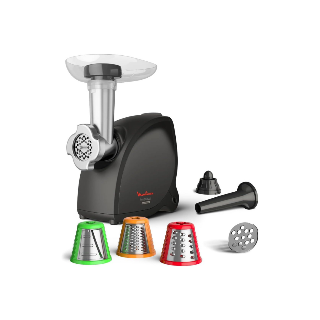 Moulinex Meat Mincer, 2000Watts, Black