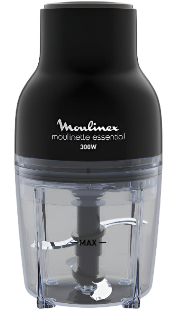 Moulinex Chopper Moulinette Essential, 4Blades, 2*0.4Lit, 300Watts, Stainless Steel
