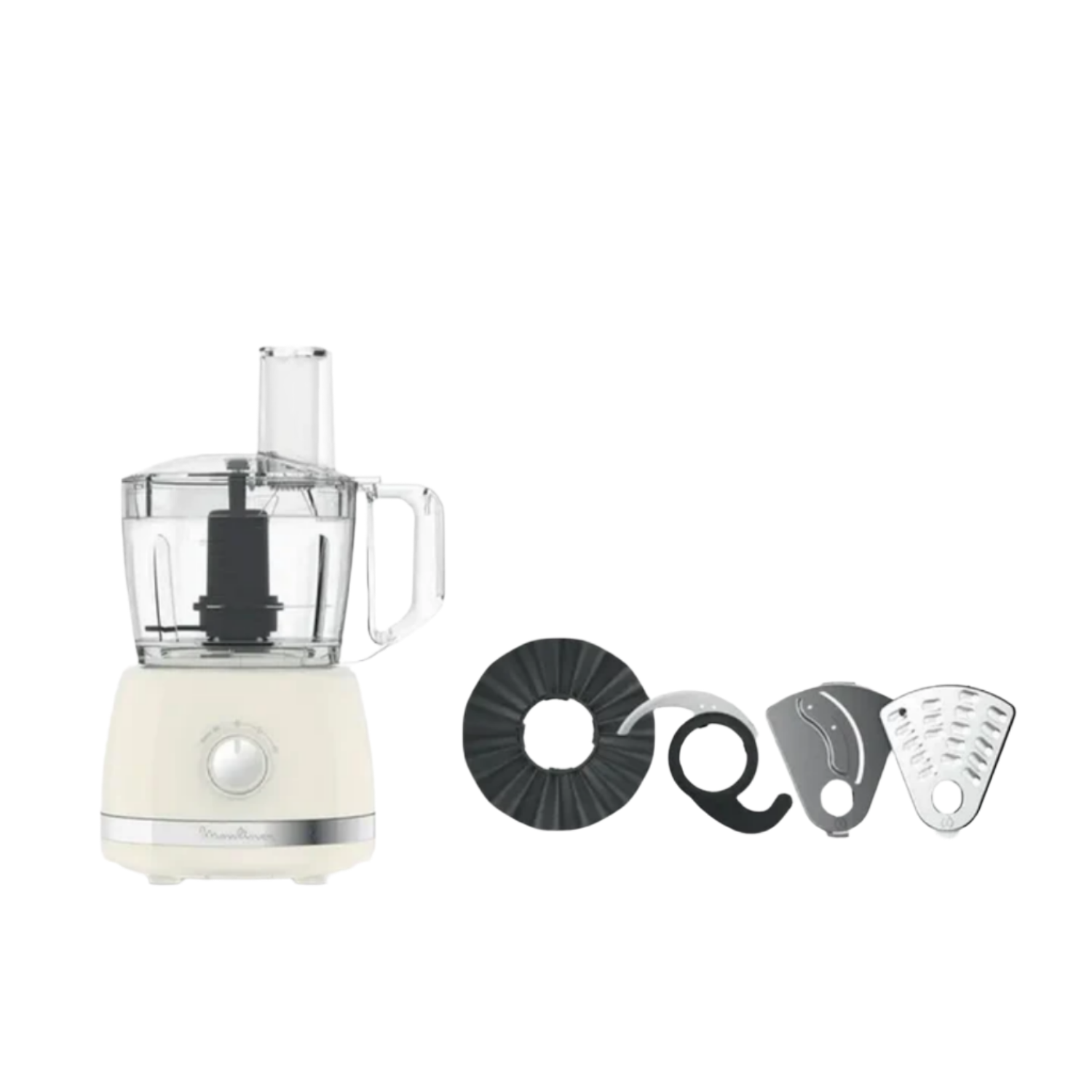 Moulinex Food Processor, 15Functions, 600Watts, Beige