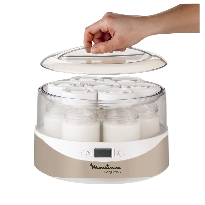 Moulinex Yogurt Maker, 6Cup, 13Watts, White Moulinex Yogurt Maker, 6Cup, 13Watts, White