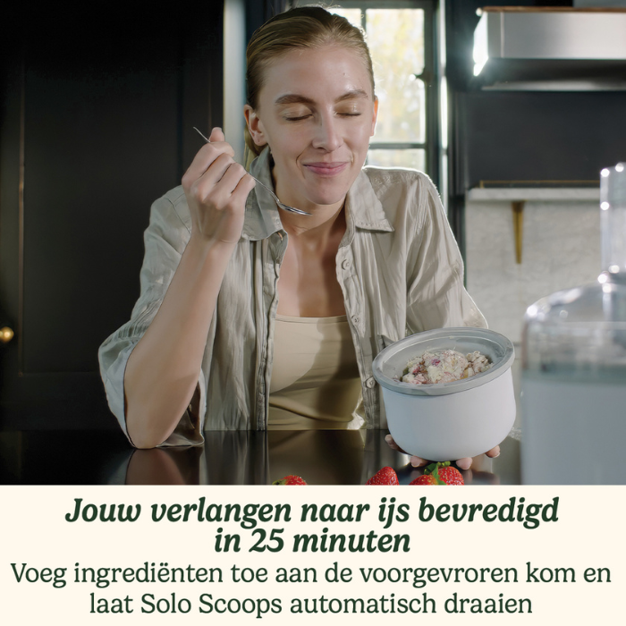 Cuisinart Solo Scoops Ice Cream Maker, 475Ml, White