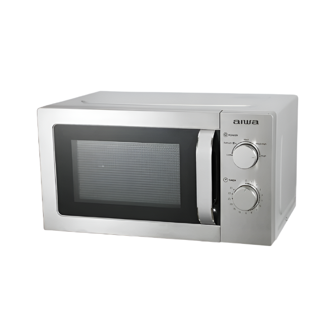 AIWA Microwave, 20Lit, 700Watts, Silver AIWA Microwave, 20Lit, 700Watts, Silver