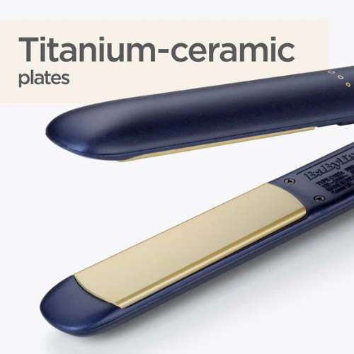 BaByliss Straightener Titanium, Ceramic Up To 235°C, Blue