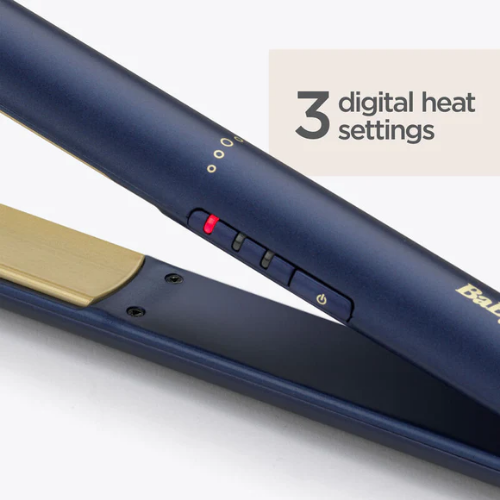 BaByliss Straightener Titanium, Ceramic Up To 235°C, Blue