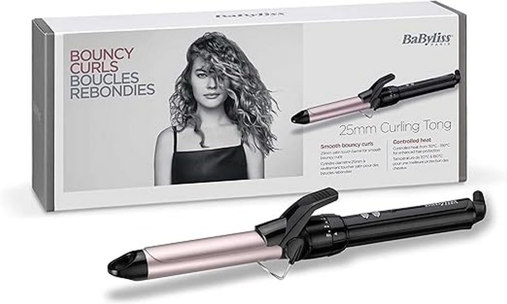Babyliss Pro Curler, 40Watts, 25Mm, Black