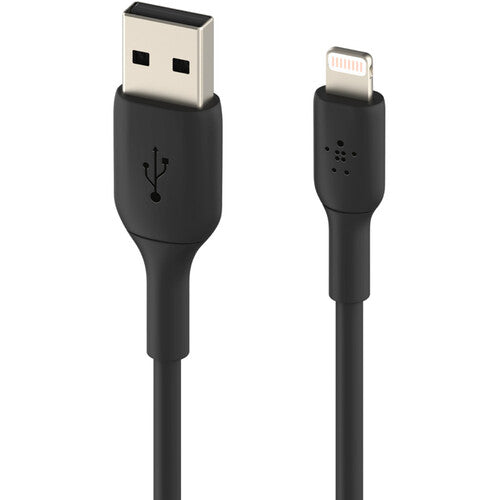 Belkin Boost Charge USB-A to Lightning Cable, 1M, Black (2-Pack)