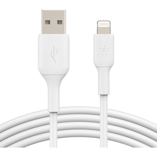 Belkin Boost Charge USB-A to Lightning Cable, 1M, White (2-Pack) Belkin Boost Charge USB-A to Lightning Cable, 1M, White (2-Pack)