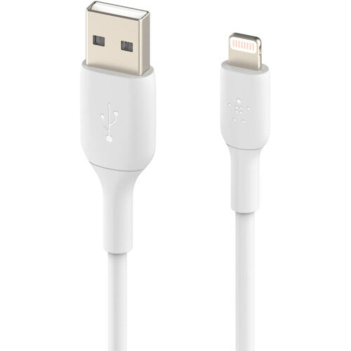 Belkin Boost Charge USB-A to Lightning Cable, 1M, White (2-Pack)