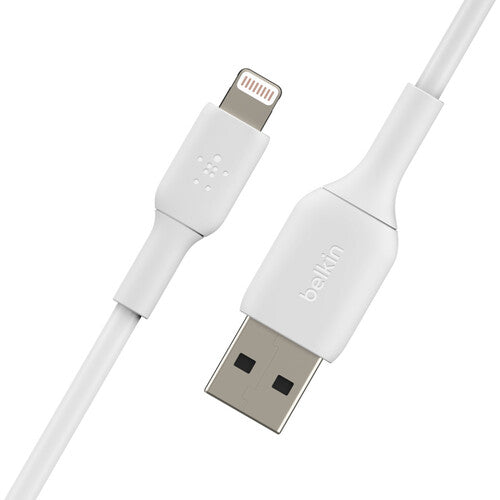 Belkin Boost Charge USB-A to Lightning Cable, 1M, White (2-Pack)