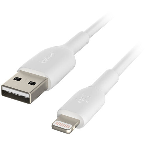Belkin Boost Charge USB-A to Lightning Cable, 1M, White (2-Pack)