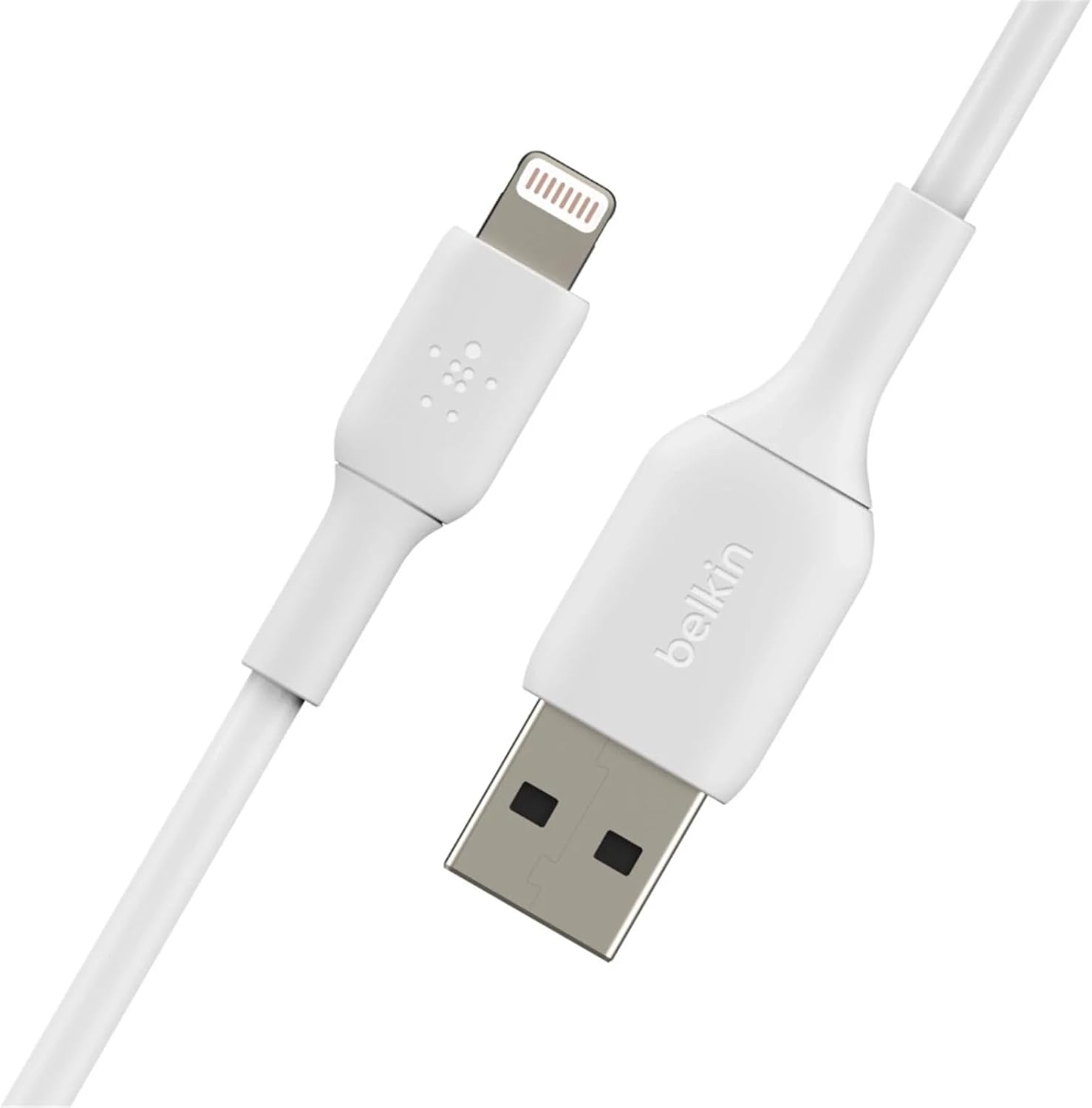 Belkin Boost Charge USB-A to Lightning Cable, 2Mm, White Belkin Boost Charge USB-A to Lightning Cable, 2Mm, White