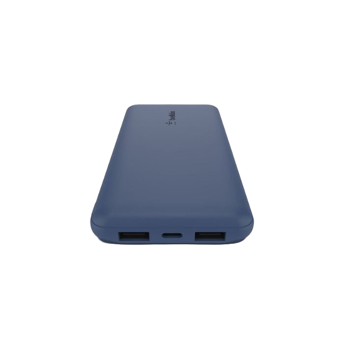 Belkin Boost Charge 3Port & 10000Mah Power Bank with USB-C 15Watts, Dual USB-A, Blue