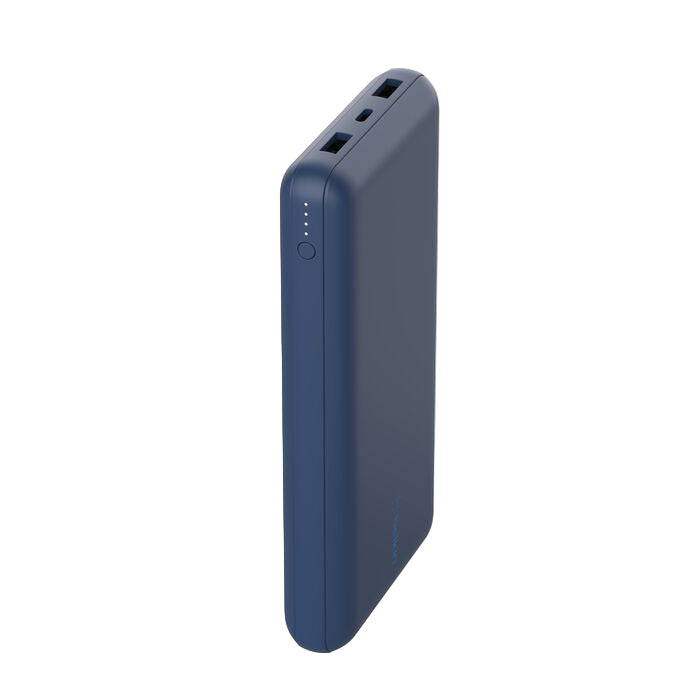 Belkin Boost Charge 3-Port & 20000Mah Power Bank with USB-C 15Watts, Dual USB-A, Blue