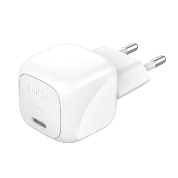 Belkin Cube Wall Charger PD, USB-C, 30Watts, White Belkin Cube Wall Charger PD, USB-C, 30Watts, White