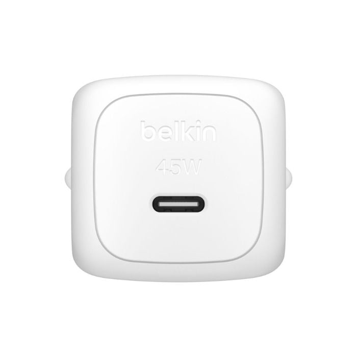 Belkin Cube Wall Charger PD, USB-C, 45Watts, White Belkin Cube Wall Charger PD, USB-C, 45Watts, White