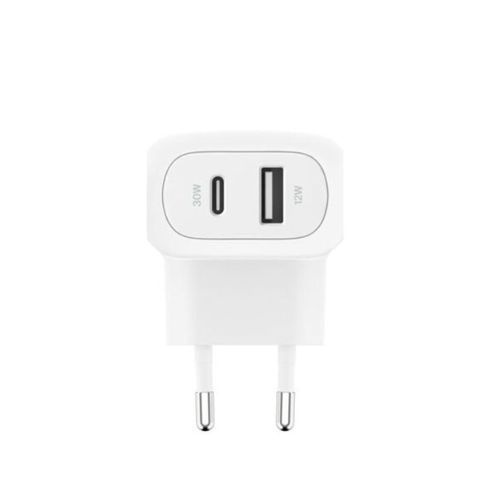 Belkin Wall Charger Boost Charge with PPS, 42Watts, USB-C & USB-A, White Belkin Wall Charger Boost Charge with PPS, 42Watts, USB-C & USB-A, White