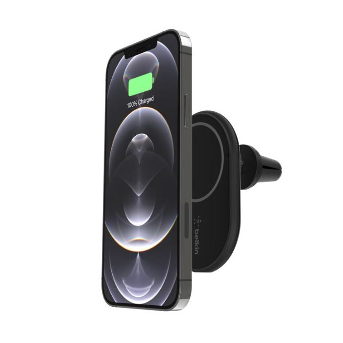 Belkin Boost Charge Magnetic Wireless Car Charger, 10Watts, Black