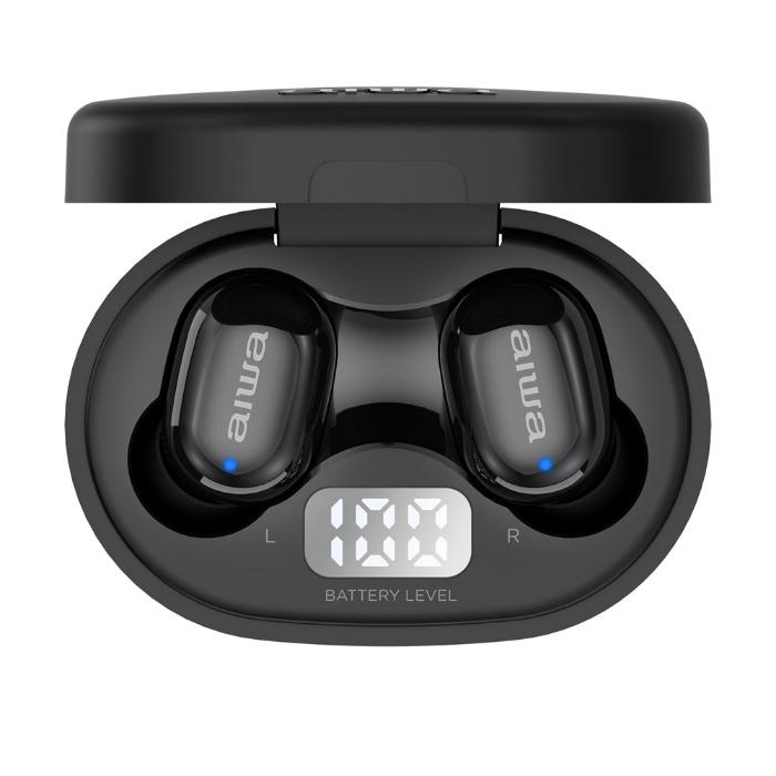 Aiwa Earbuds, Black Aiwa Earbuds, Black