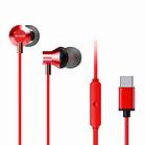 Aiwa Earphones with Microphone Type-C, Red Aiwa Earphones with Microphone Type-C, Red