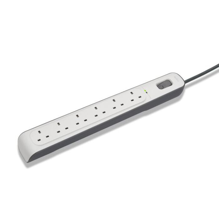 Belkin 6-Outlet Surge Protection Strip, 2Mm, White