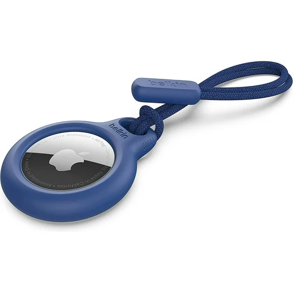Belkin Secure Holder with Strap for Air Tag, Blue Belkin Secure Holder with Strap for Air Tag, Blue